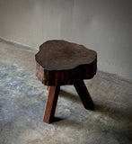 Natural Wood Stool