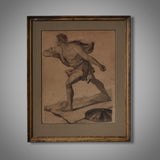 Pencil Drawing of Roman Gladiator