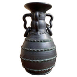 Black Stoneware Vase