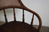 Mahogany Swivel Desk Chair