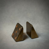 GILT BOOKENDS