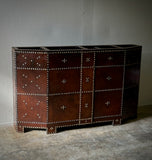 Studded Leather Stick Stand