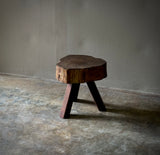 Natural Wood Stool