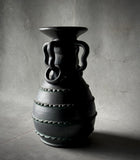 Black Stoneware Vase