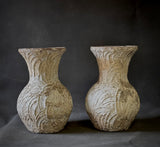 Pair of Concrete Pots