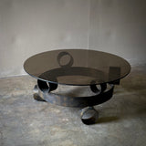 Brutalist Iron Coffee Table