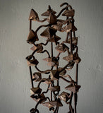 Mounted Metallic Sculpture