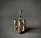 SILVER CONDIMENT SET