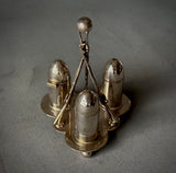 SILVER CONDIMENT SET