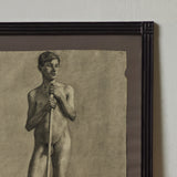 Pair of Academic Charcoal Drawings