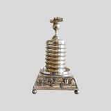 Decorated Silver Canister