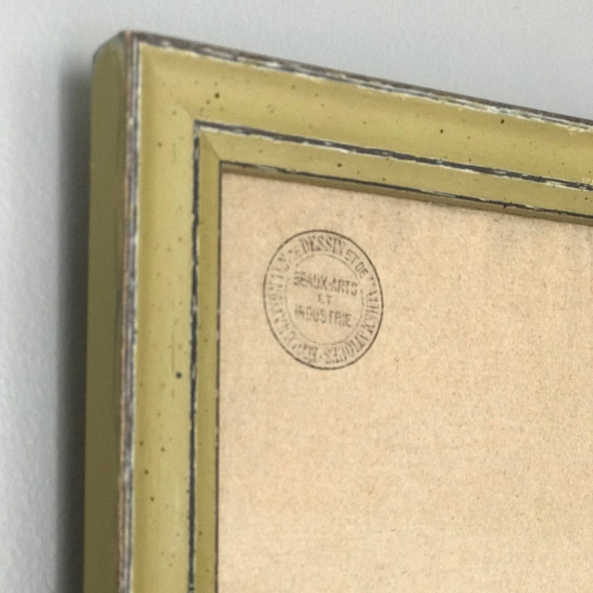 Closed up of signature stamp o drawing