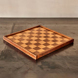 Inlaid Wooden Chess or Checker Board