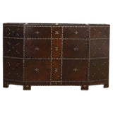 Studded Leather Stick Stand