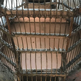 WOOD AND METAL BIRDCAGE
