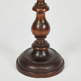 WOODEN CANDLESTICK IN WALNUT