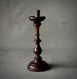 WOODEN CANDLESTICK IN WALNUT