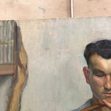 Oil Painting of Man