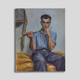 Oil Painting of Man