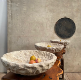 Large Reconstituted Stone Bowl