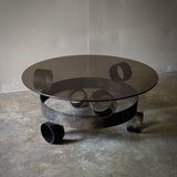 Brutalist Iron Coffee Table