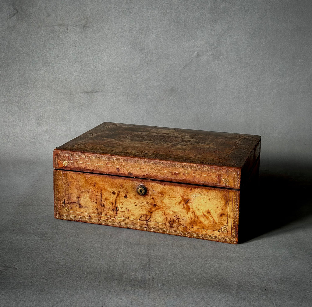 Embossed Leather Box