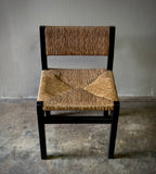 Pair of Chairs with Rush Seats