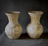 Pair of Concrete Pots