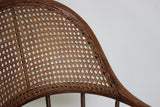 Mahogany Swivel Desk Chair