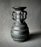 Black Stoneware Vase