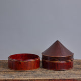 Wooden Hat Box