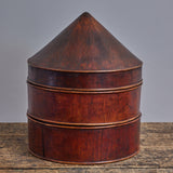Wooden Hat Box