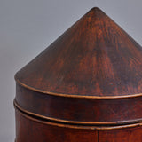 Wooden Hat Box