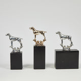 MOUNTED MODELS OF DOGS