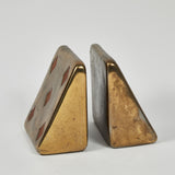 GILT BOOKENDS