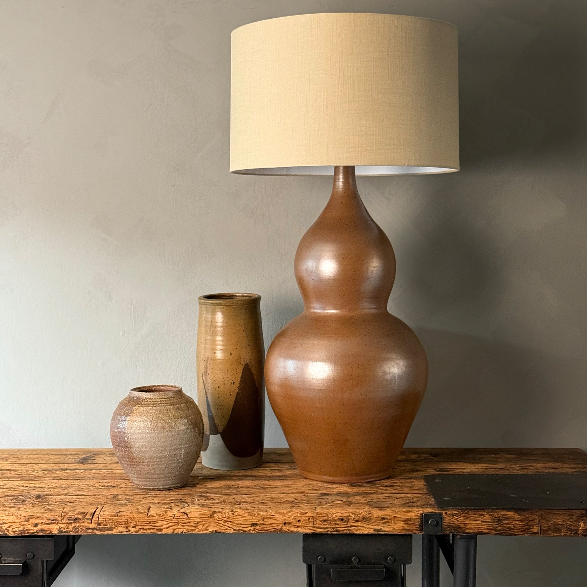 Metal and Wood Work Desk