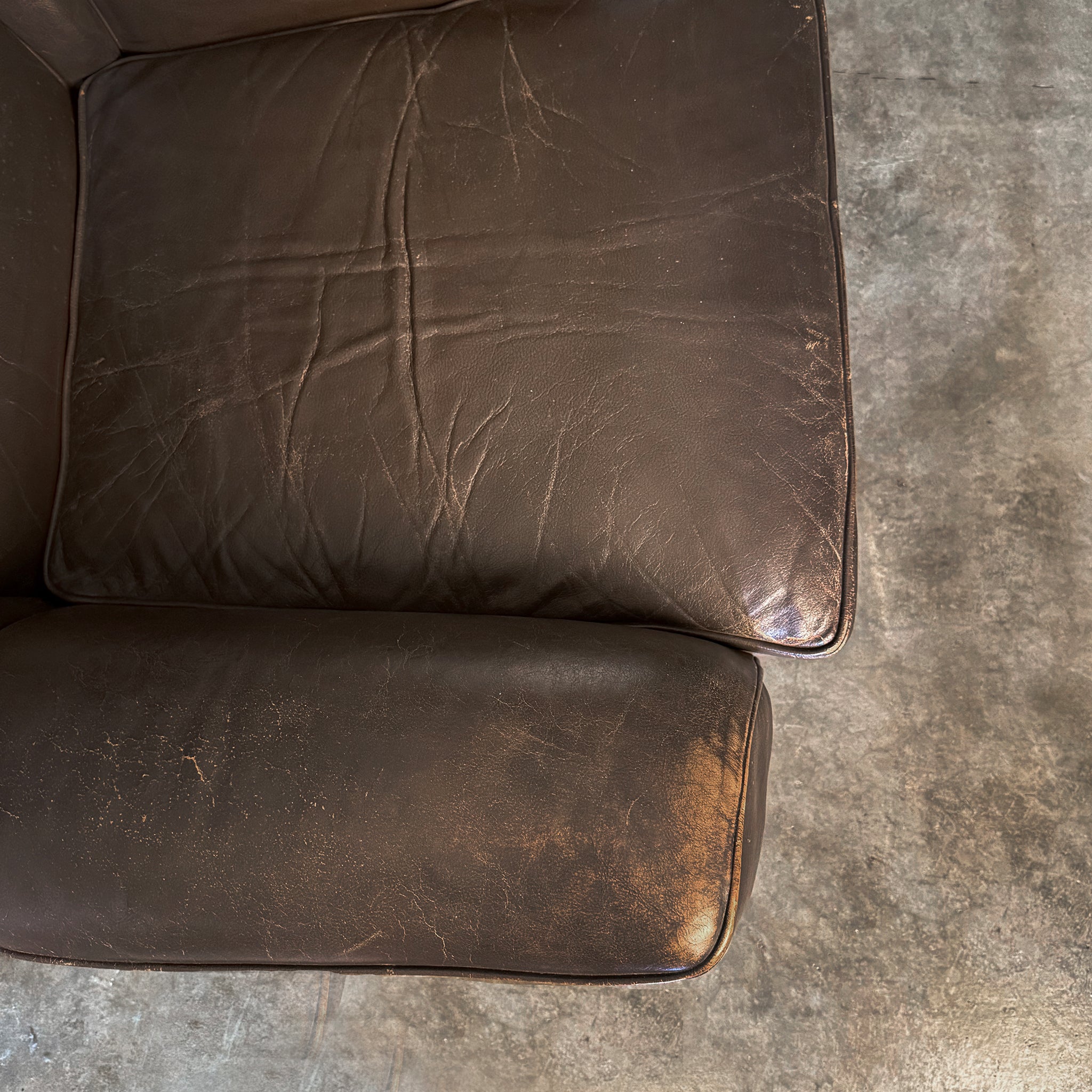 Wingback Leather Arm Chair