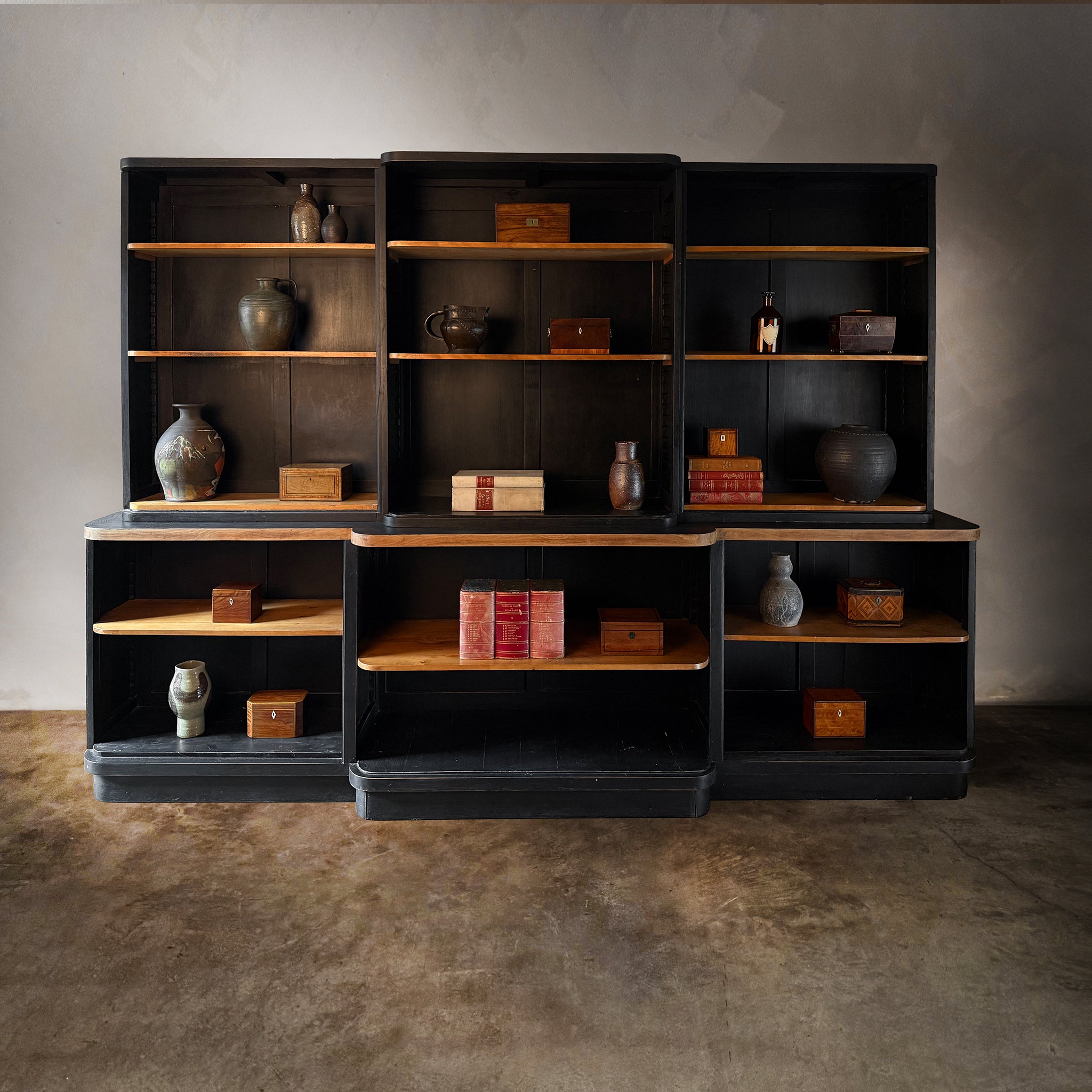 Ebonised Bookcase