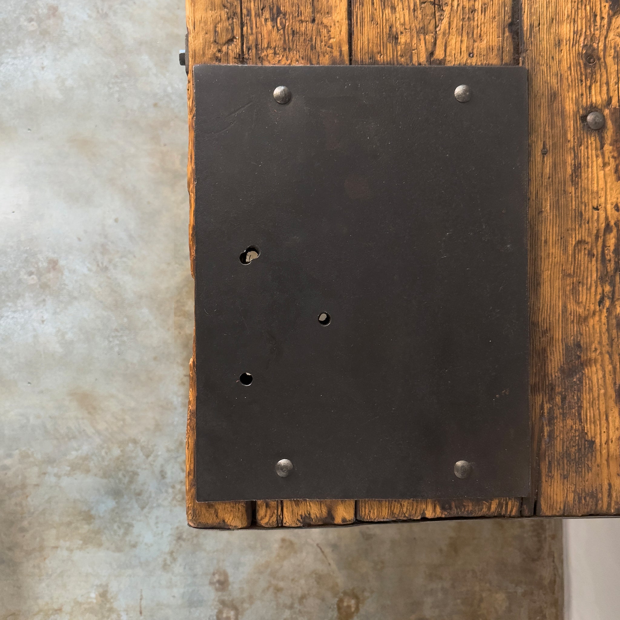 Metal and Wood Work Desk