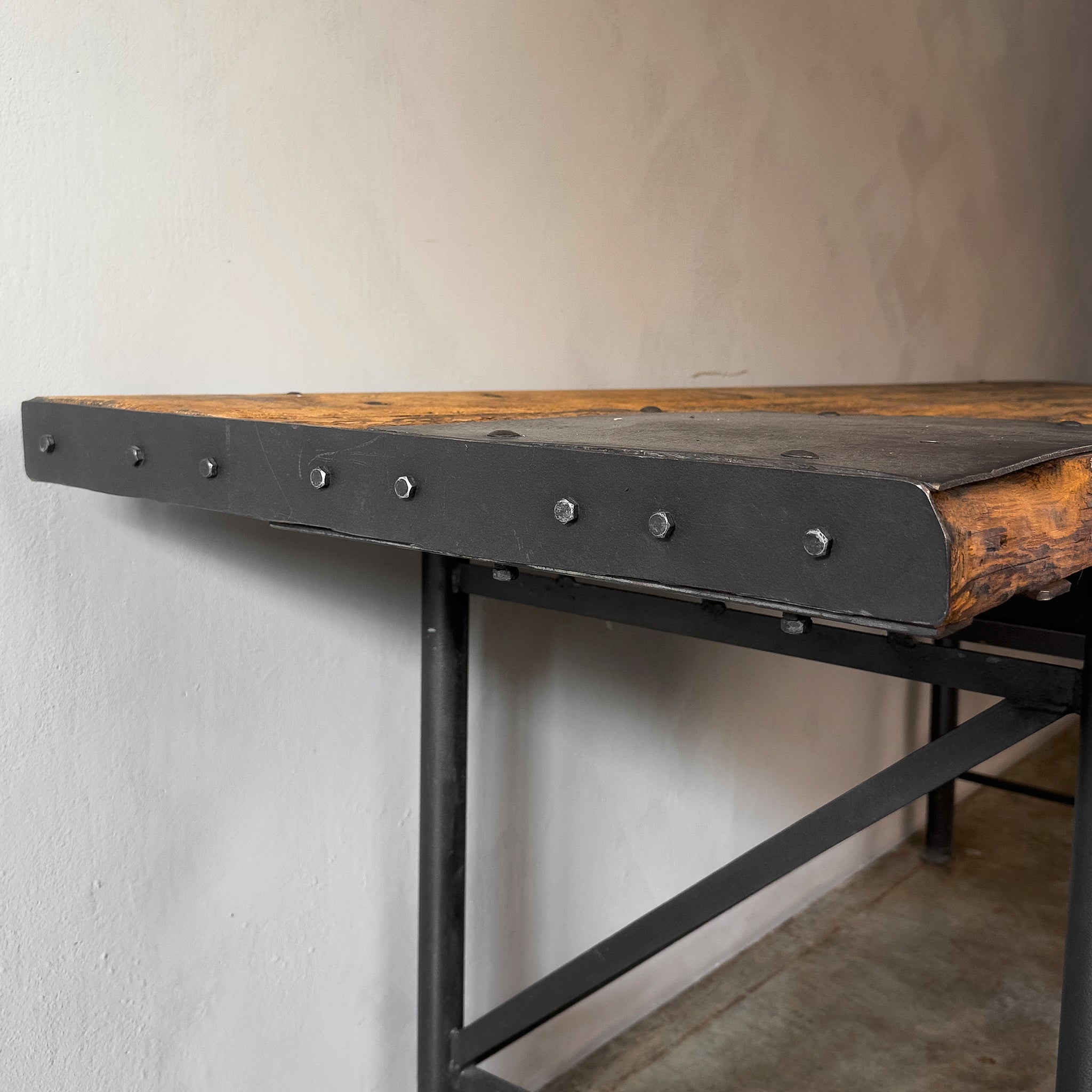 Metal and Wood Work Desk