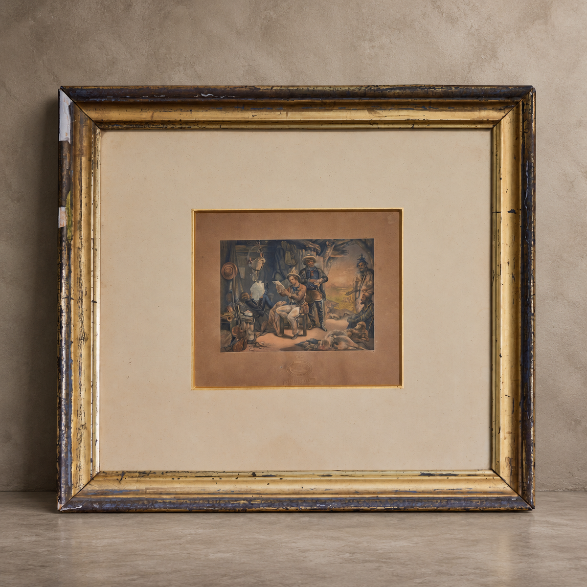 PRINT IN GILT FRAME