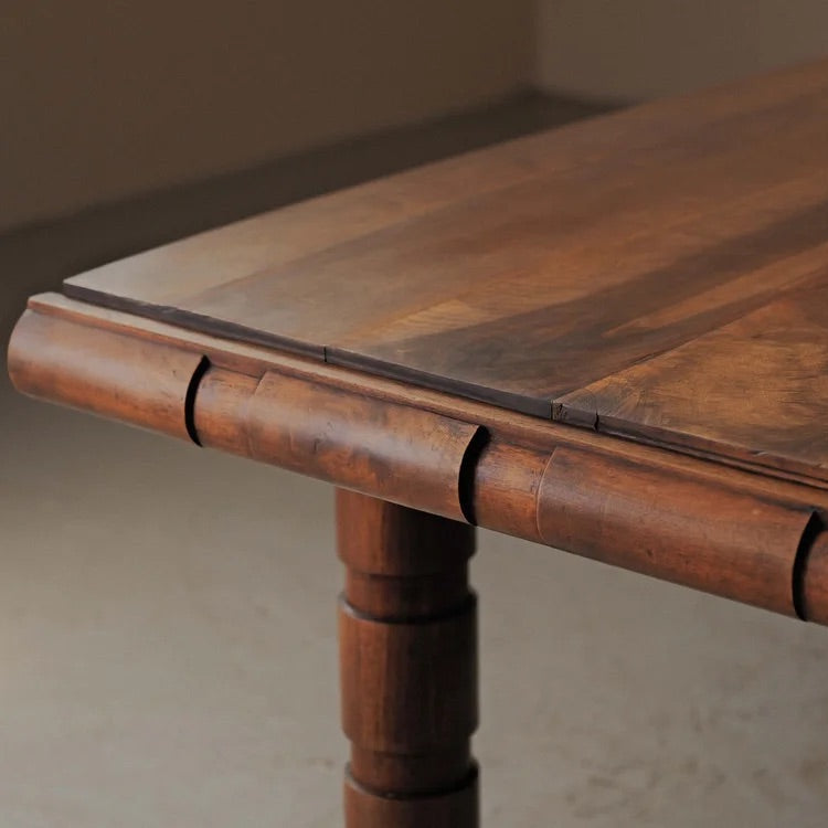 Oak and Walnut Table