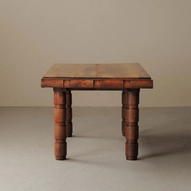 Oak and Walnut Table