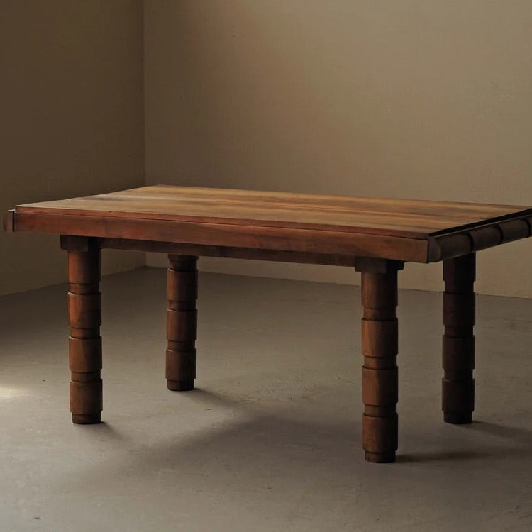 Oak and Walnut Table