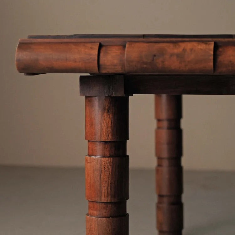 Oak and Walnut Table