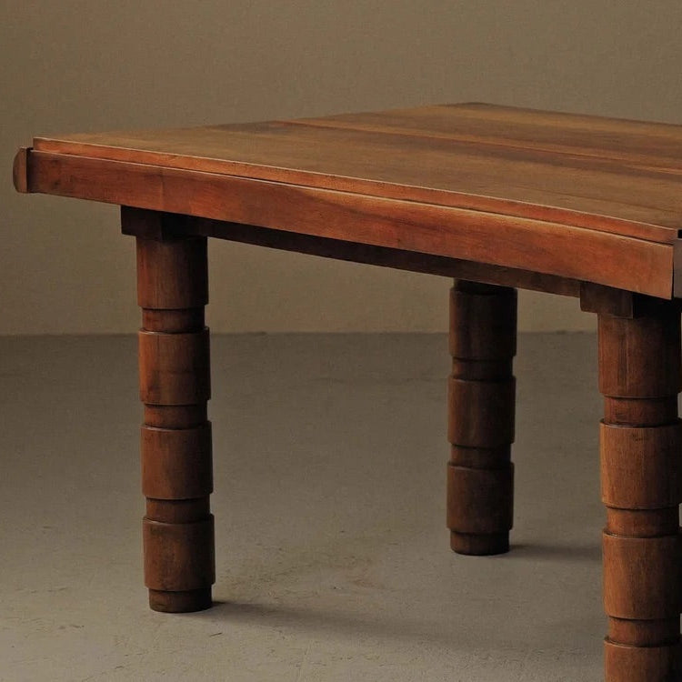 Oak and Walnut Table