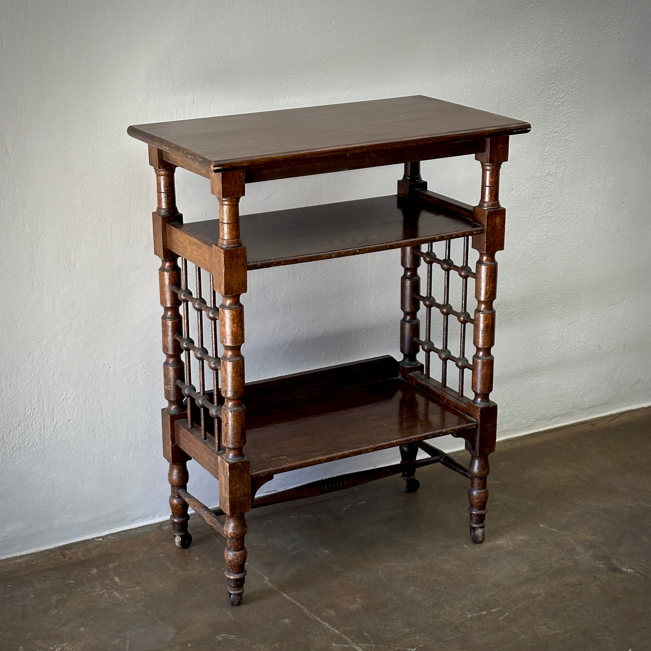 Ebonized Oak End Table by Liberty and Co.