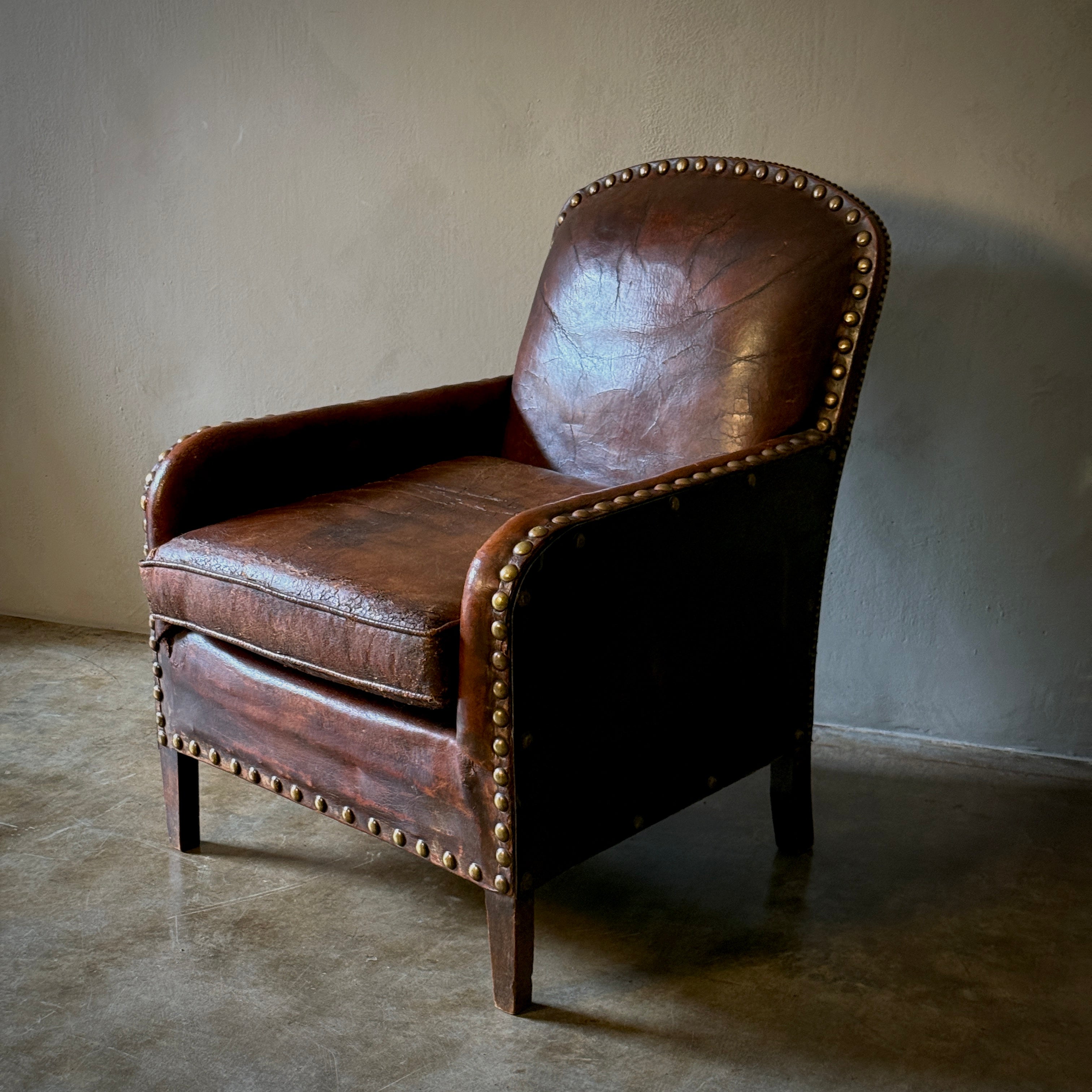Leather Club Chair
