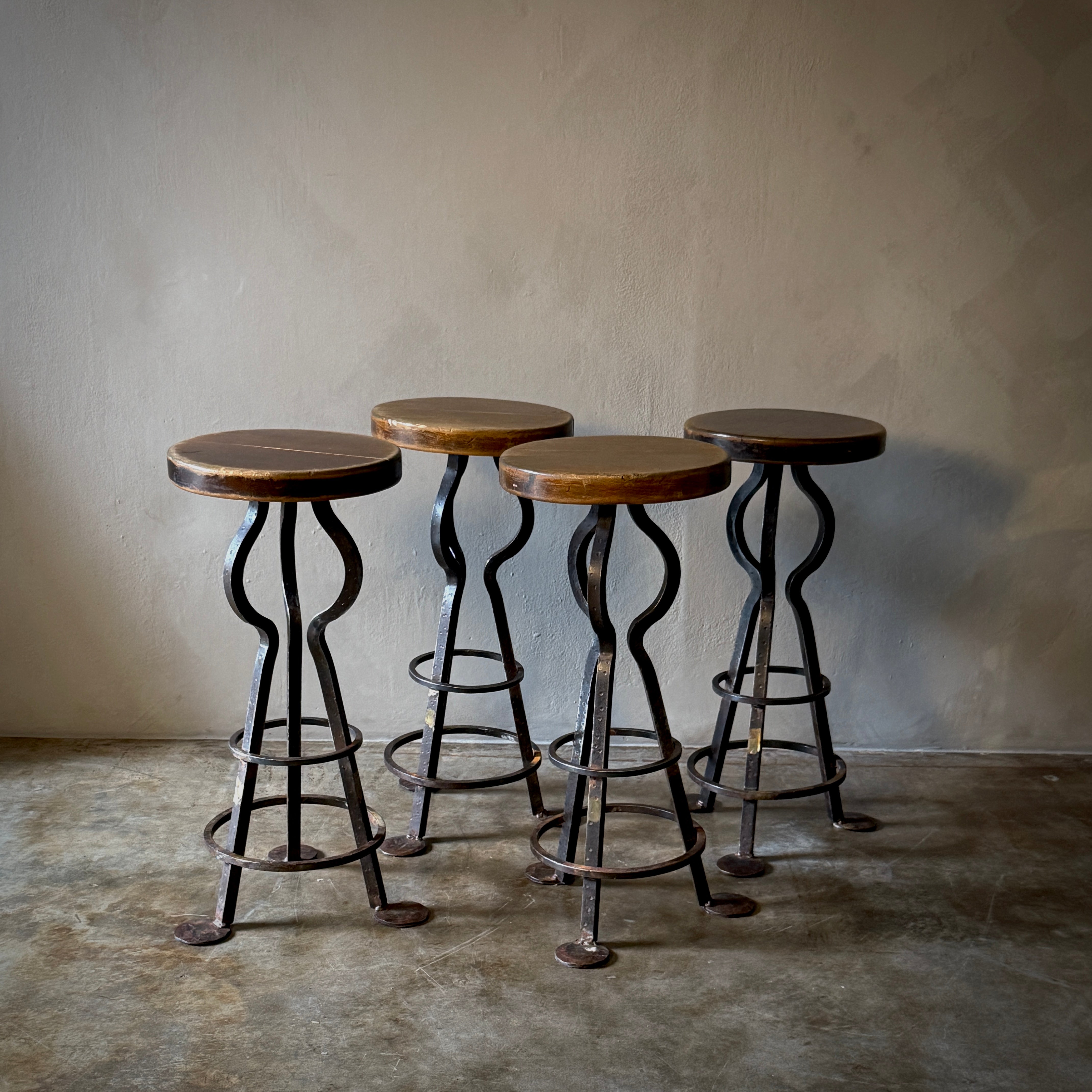 Set of Iron Stools