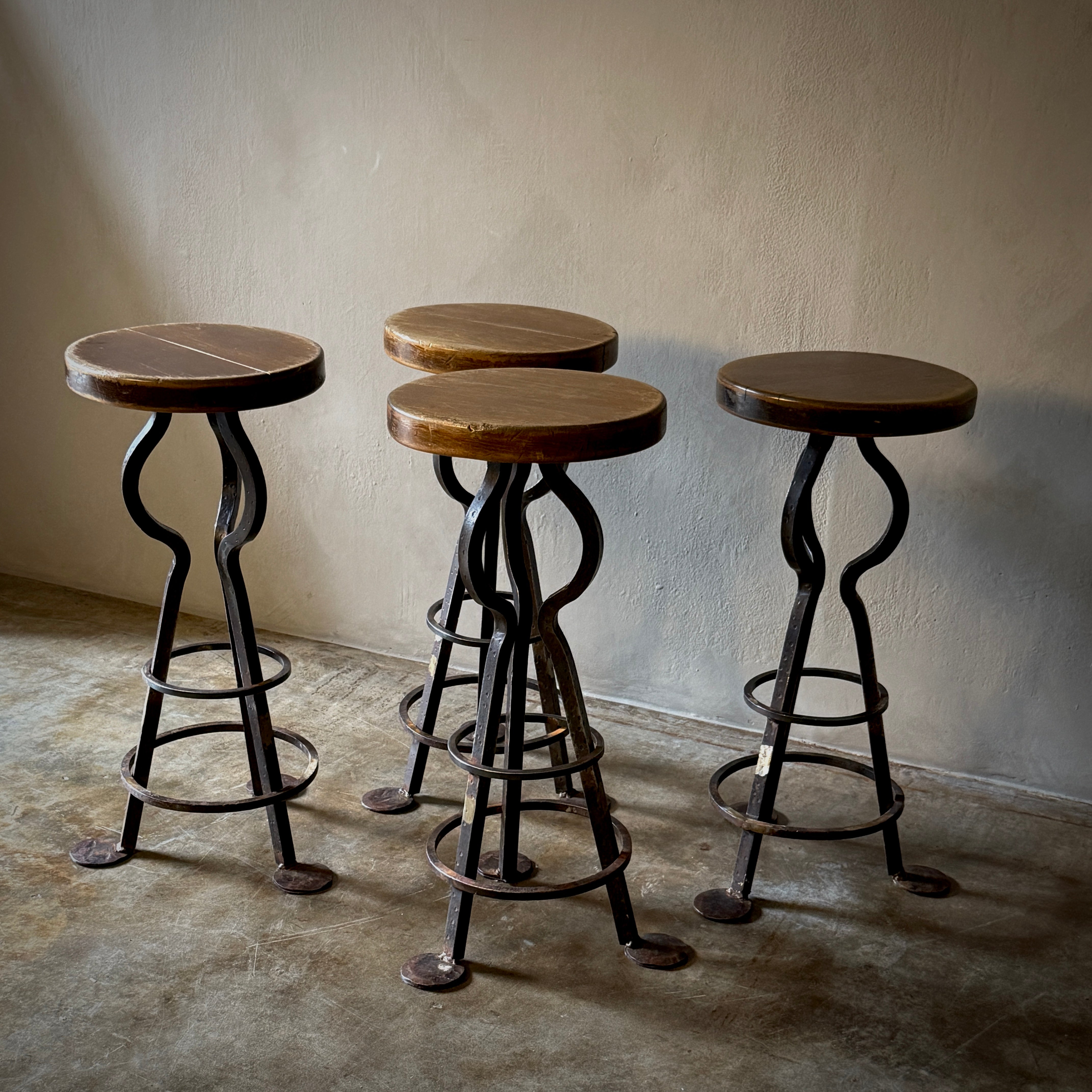Set of Iron Stools